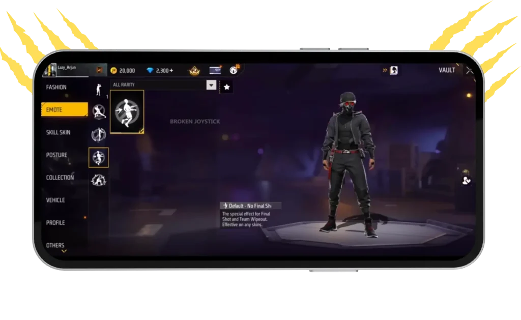 New Final shot animation tab